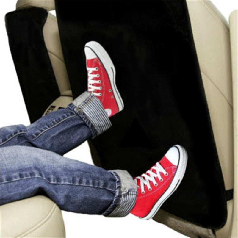 1Pc Car Seat Back Protector Cover Pad -Children Kick -Anti Dirty-Mat Black