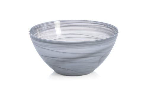 LARGE POLISHED ALABASTER ROUND BOWL, STONE