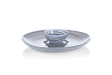 POLISHED ALABASTER CHIP AND DIP SET, STONE