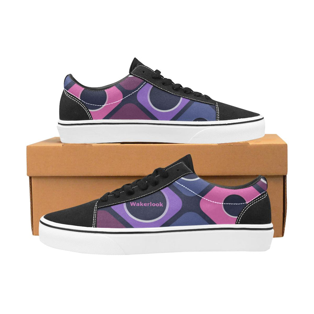 Women Shoe- Pink Women's Lace-Up Wakerlook Canvas Shoe