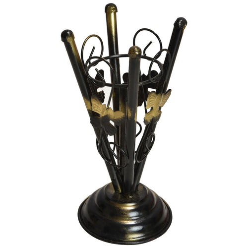 Iron Black and Gold Vase