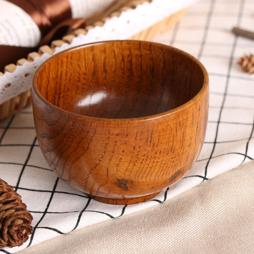 Natural Round Wood Bowls