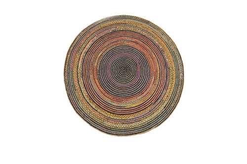 60 IN ROUND RUG, NATURAL-Mirabel