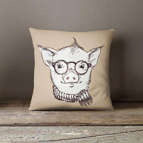 Pig Decorative Pillow Case
