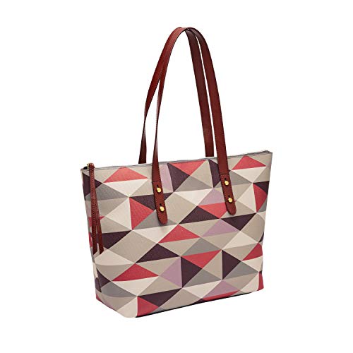 Fossil Jayda Tote-Red Multi