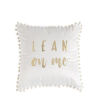 LEAN ON ME PILLOW, IVORY