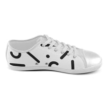 Men Sneakers- White Canvas Wakerlook Men's Shoes