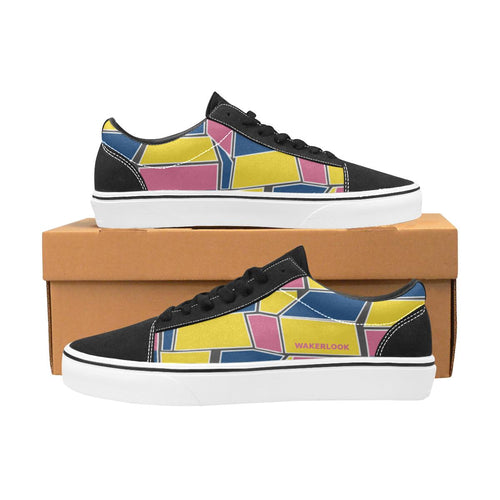 Men Shoes- Wakerlook Men's Lace-Up Canvas Shoes