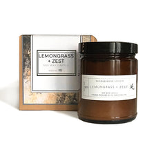 Candle-Lemongrass + Zest Aromatherapy Soy Wax Candle