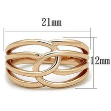 Women Stainless Steel No Stone Rings TK1696