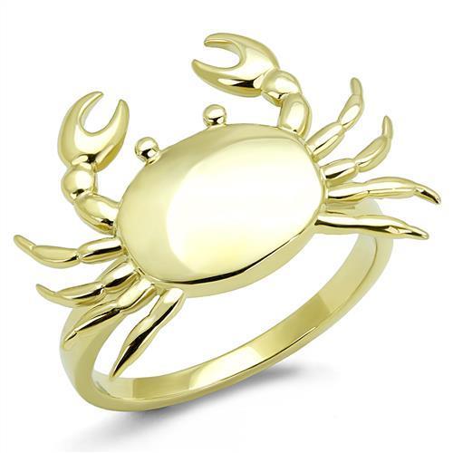 Women Stainless Steel No Stone (Crab) Rings TK3199