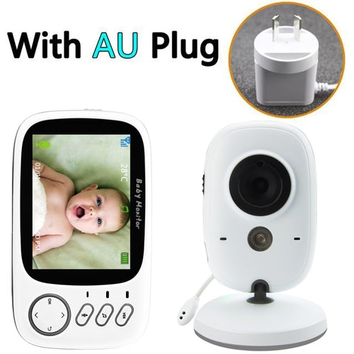 Wireless Video Color Baby Monitor- Two Way Voice Intercom
