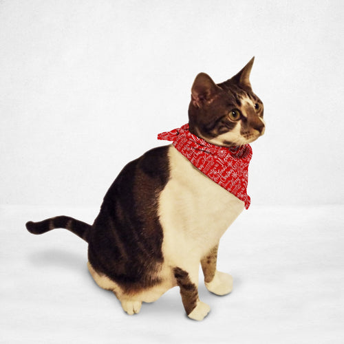 Red Merry Christmas Cat & Dog Bandana