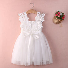Girls Party Lace Tulle Flower Sundress