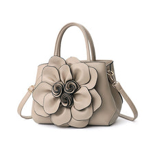 Women Leather Hand Bag- Flower Design